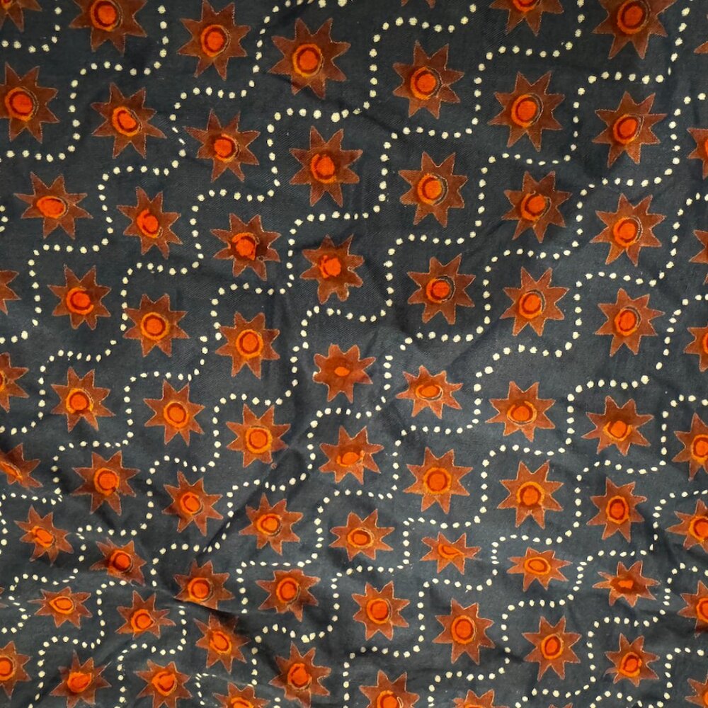 Blockshop Textiles Blue Square bandana - Picture 3 of 4